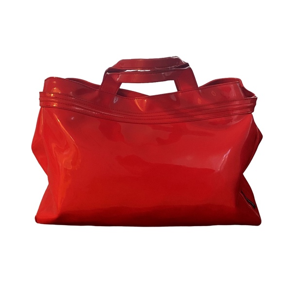 Armani Jeans Red Purse - Picture 5 of 7